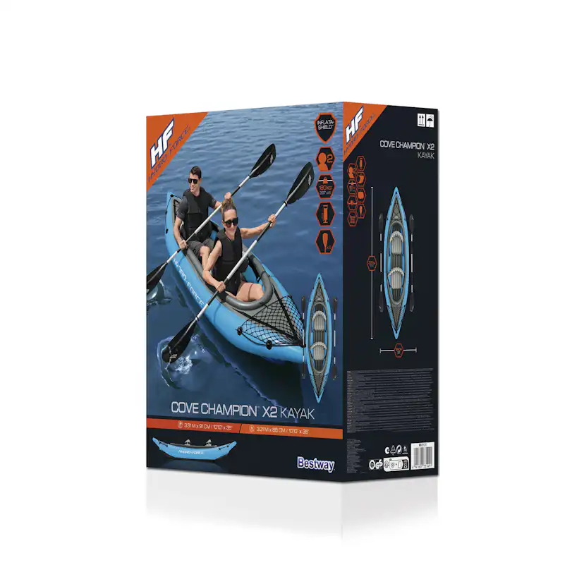 Kajak Bestway Hydro Force Cove Champion X2 331 x 88 cm