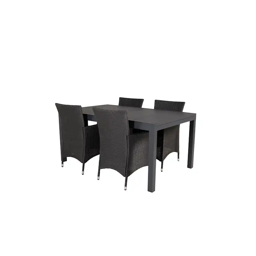 Matgrupp Venture Home Madrid 160/240 med 4 Kira Stolar