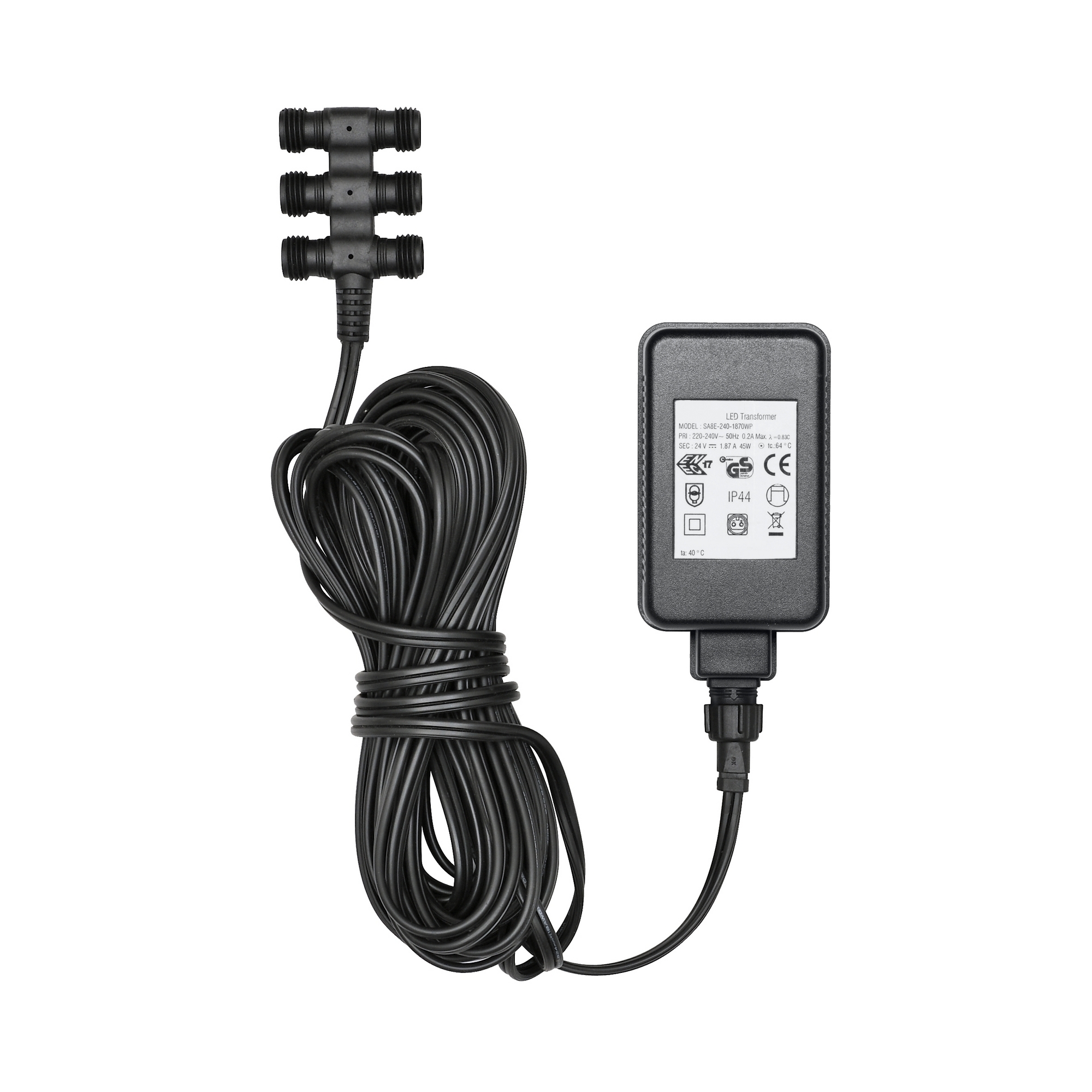 Startkabel Gnosjö Konstsmide Amalfi 12V/48VA med Trafo 6 Uttag