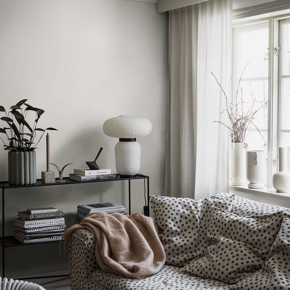 Tapet Boråstapeter Linen Birch White 4302 EasyUp, Enfärgad Vit
