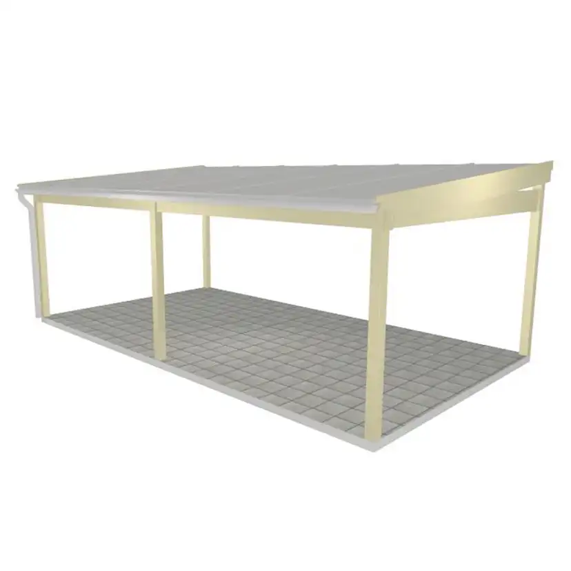 Uterumsstomme Skimmra B 6945 x D 3830mm med Mittstolpe B 6945 x D 3830 mm