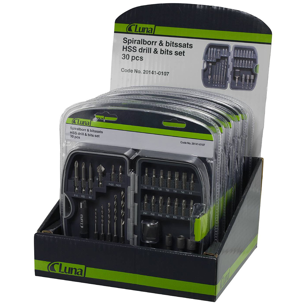 Bits Luna Tools Och Borrsats Med 30 Delar