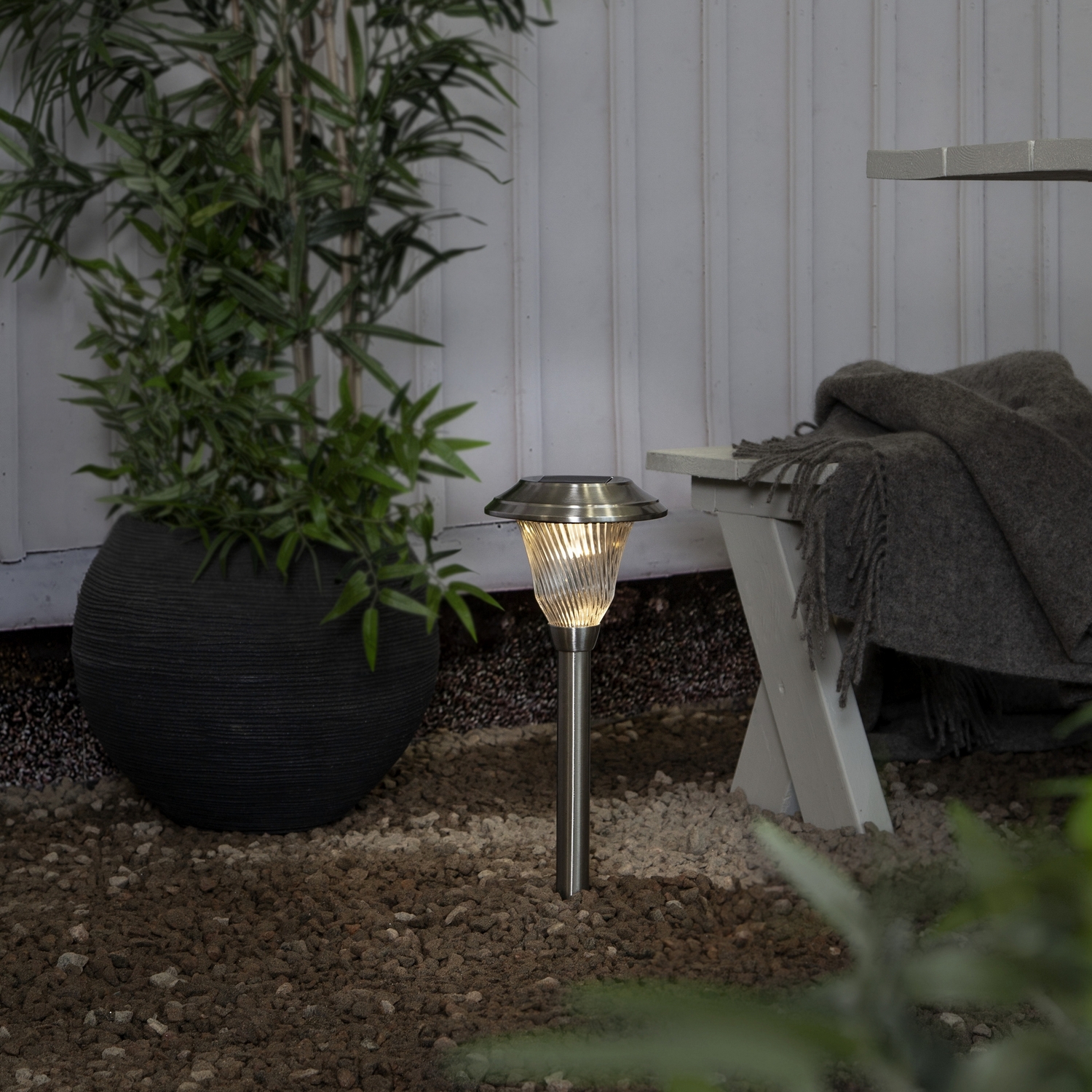 Solcells-pollare Star Trading Barcelona 28 Lm Twilight