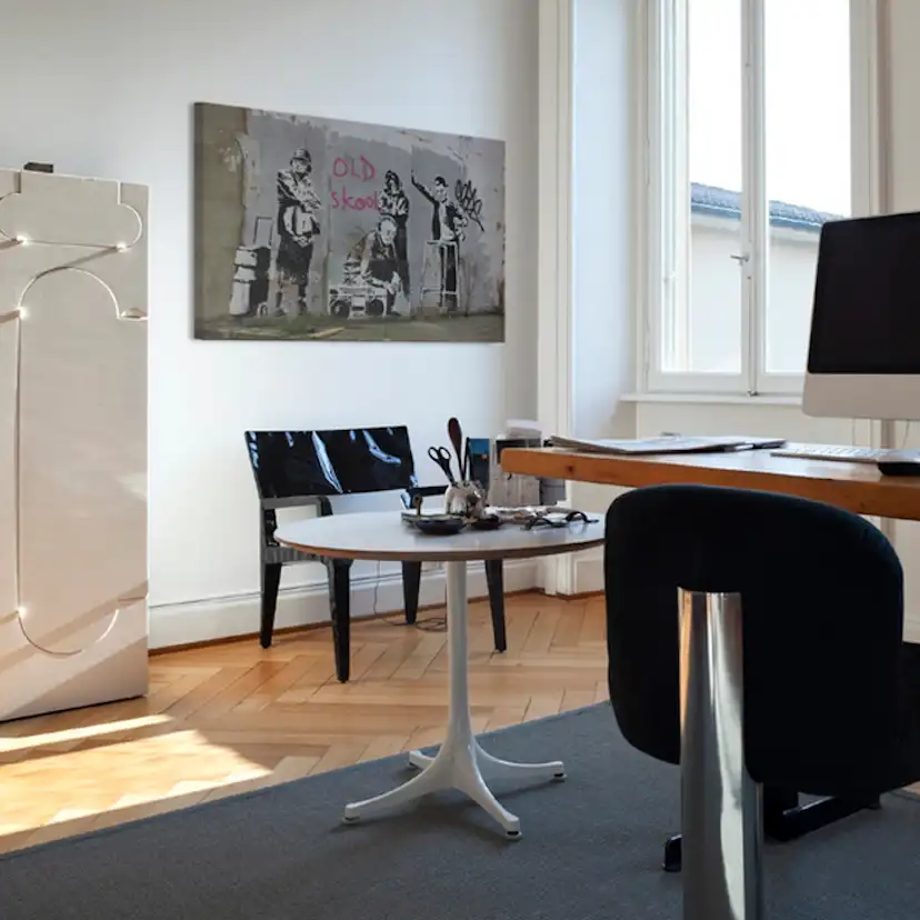 Tavla Arkiio Old School Banksy 60x40