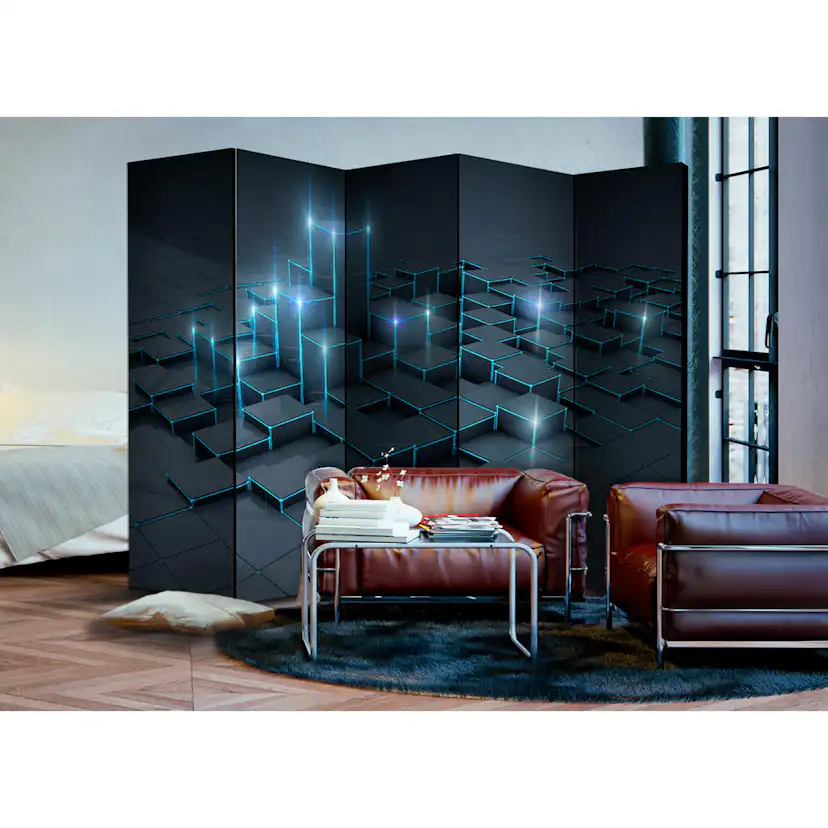 Rumsavdelare Arkiio Black City II 225x172 cm