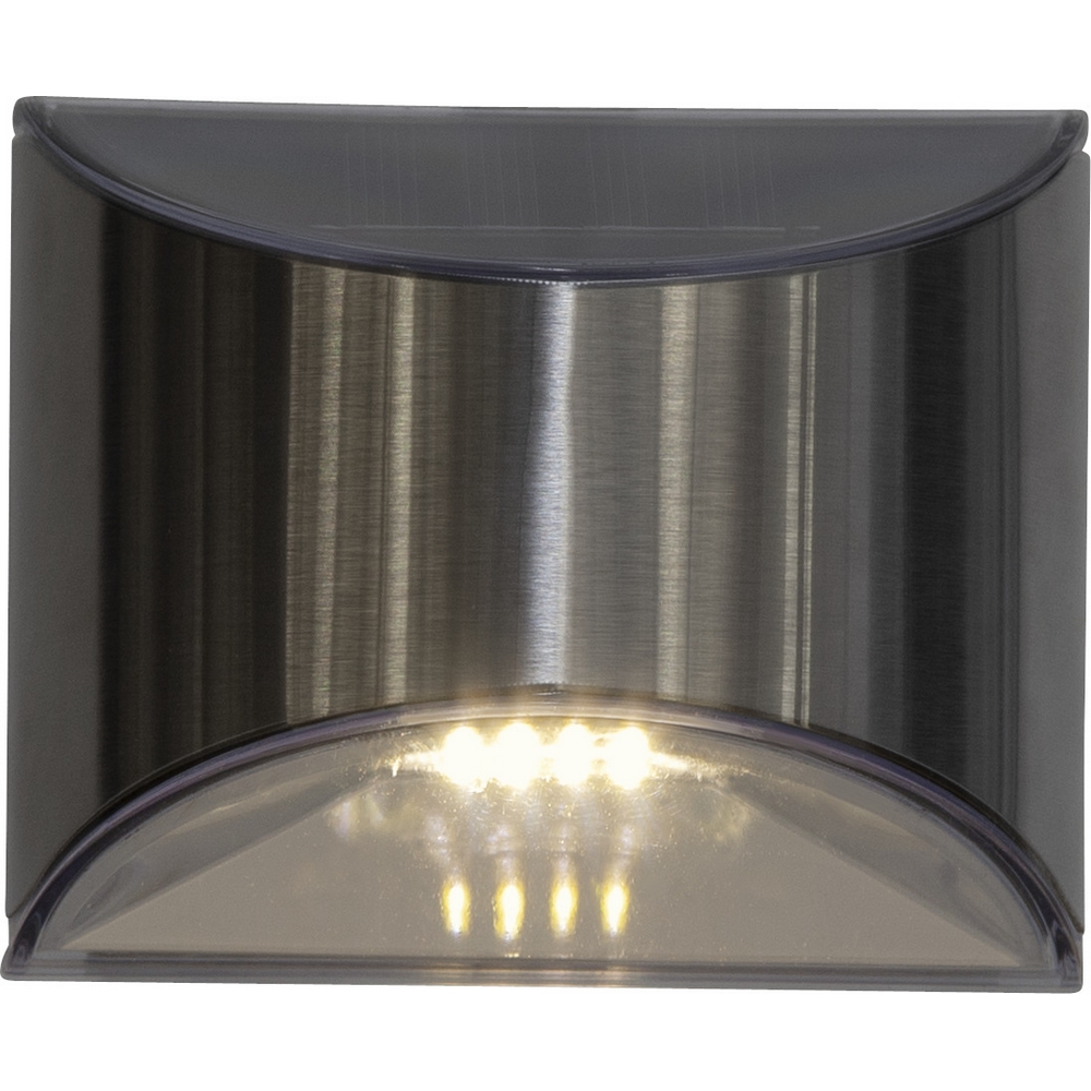 Solcells-vägglykta Star Trading Wally Twilight 2-pack