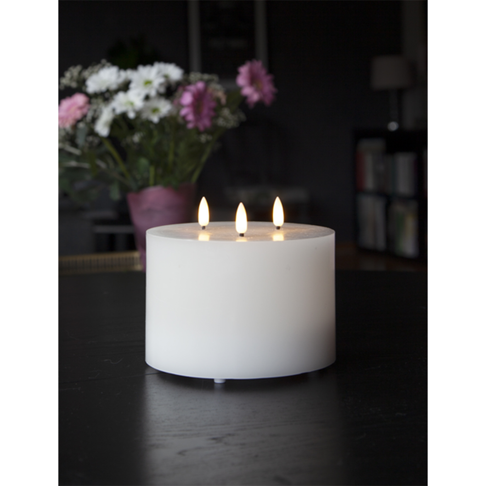LED-Blockljus Star Trading Flamme