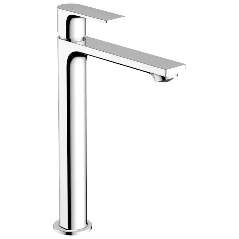 Tvättställsblandare Hansgrohe Rebris E 1-grepps 240 CoolStart utan Bottenventil