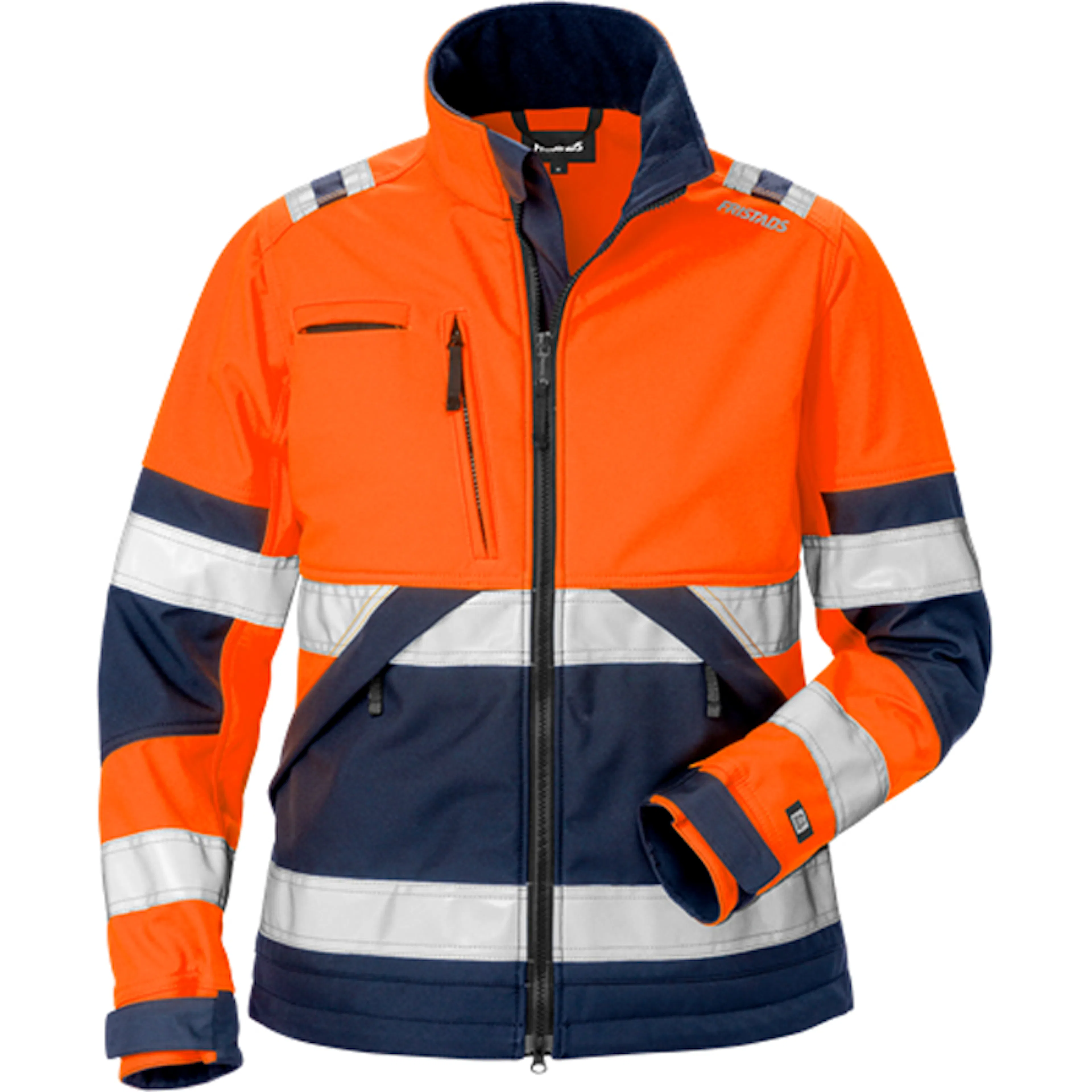 Varselorange/Marinblå