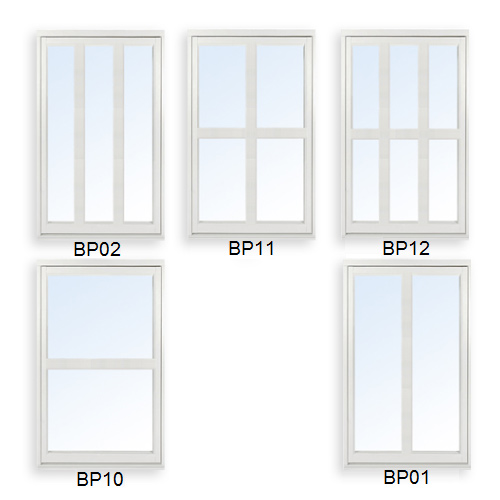 Bågpost Svenska Fönster Fast Genomgående Träfönster