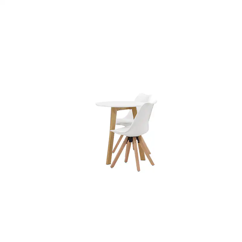 Matgrupp Venture Home Leonora Ø65 cm med 2 st Zeno stolar
