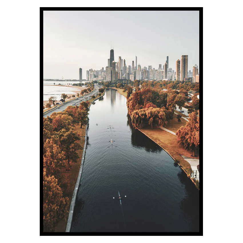 Poster Gallerix Chicago Skyline