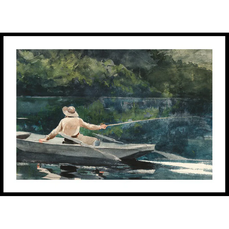 Poster Gallerix Casting Number Two By Winslow Homer