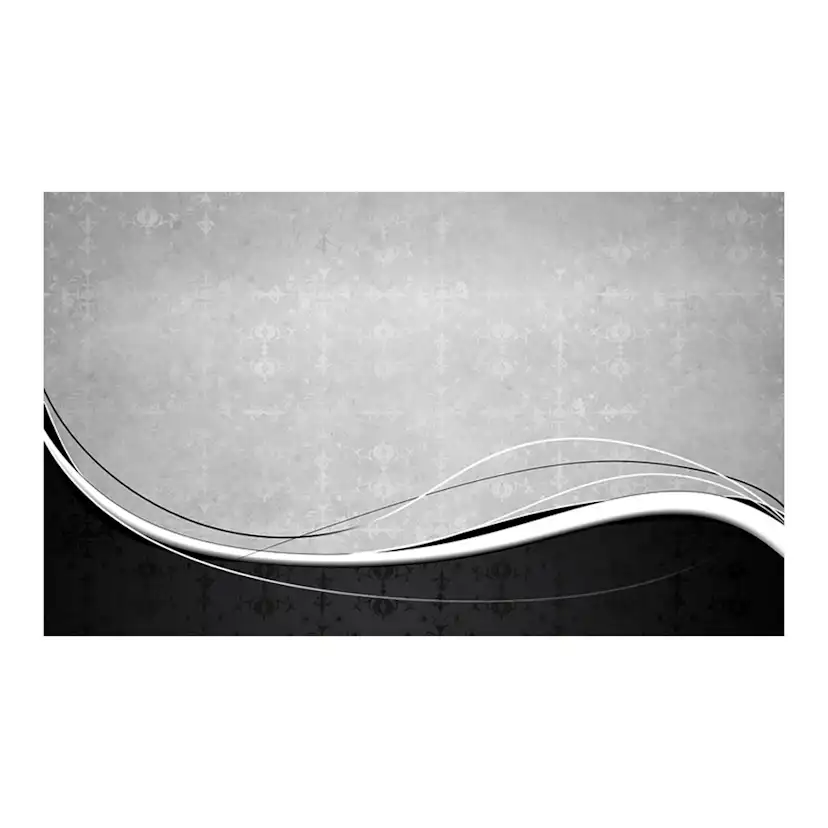 Fototapet Arkiio Svartvita vågor Vintage 450x270 cm