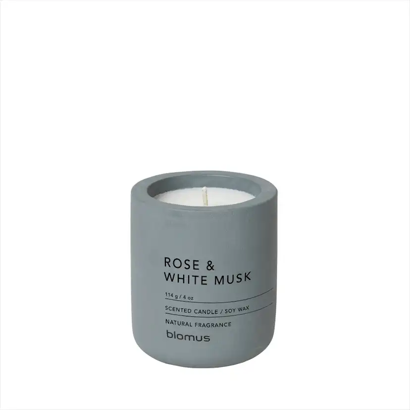 FRAGA, Doftljus, Rose & White Musk, Flint Stone Rose & White Musk, Flint Stone