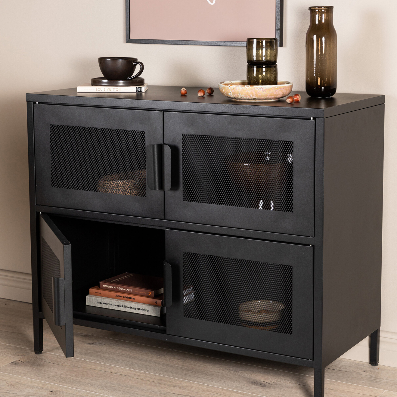 Nett Cabinet - Black Svart