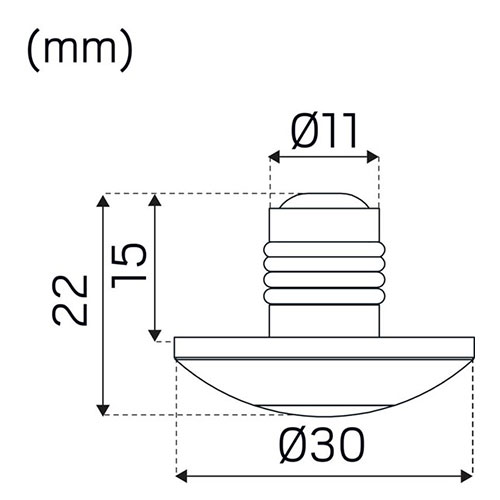 Downlight Hide-a-lite Dot VP