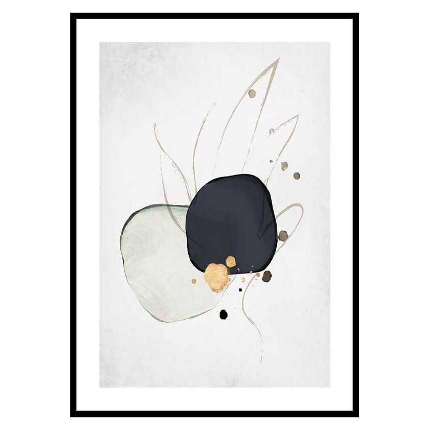 Poster Gallerix Abstract in Layers No1