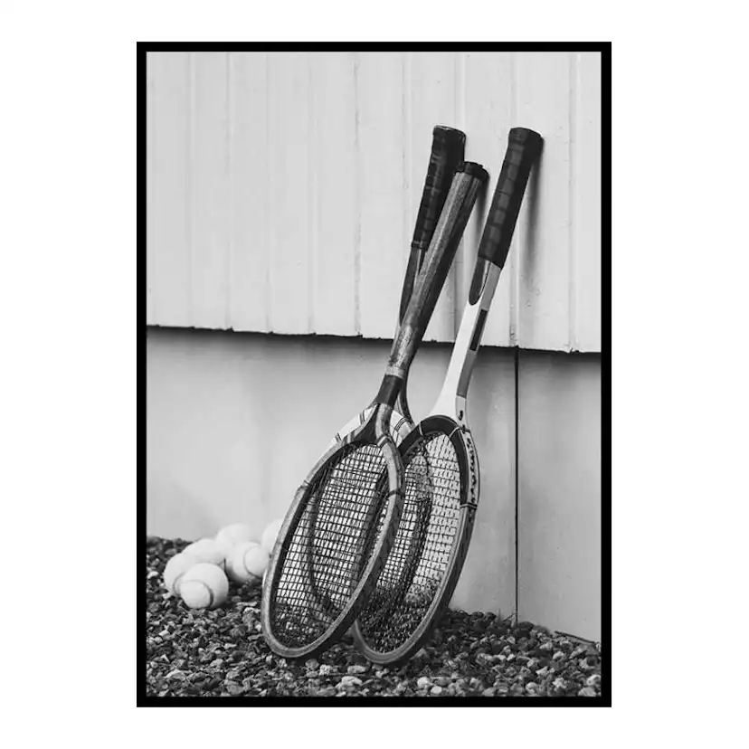 Old Fashioned Rackets 21x30 cm