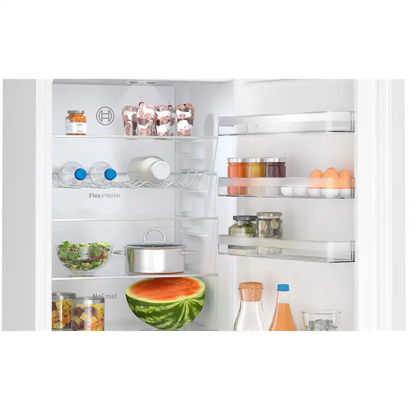 Kombiskåp Kyl/Frys Bosch 2 st KGN397WCT Serie 4 Vit NoFrost och VitaFresh