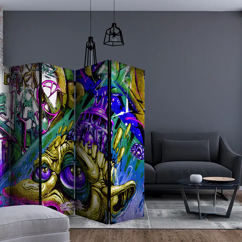 Rumsavdelare Skärmvägg Arkiio Goblin City II 225x172 cm