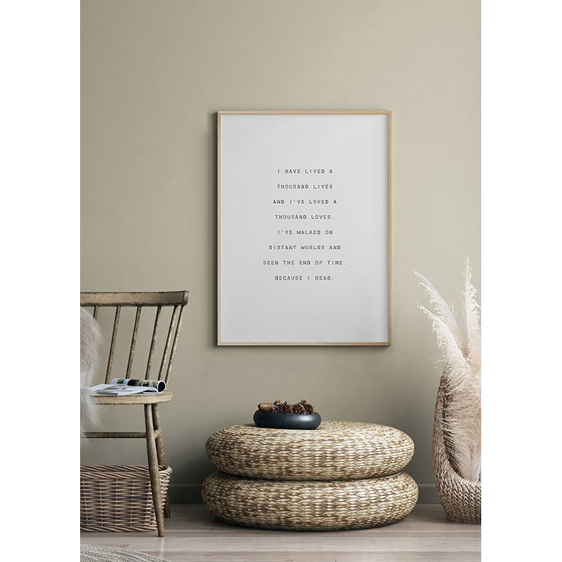 Poster Gallerix Because I Read