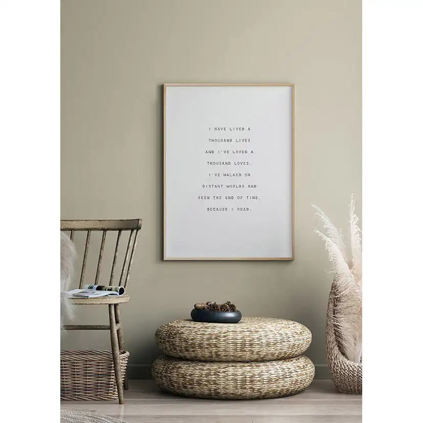 Poster Gallerix Because I Read