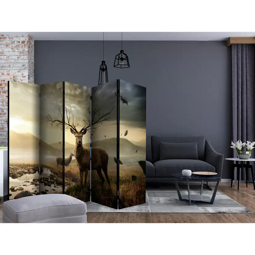 Rumsavdelare Arkiio Deers by Mountain Stream II 225x172 cm