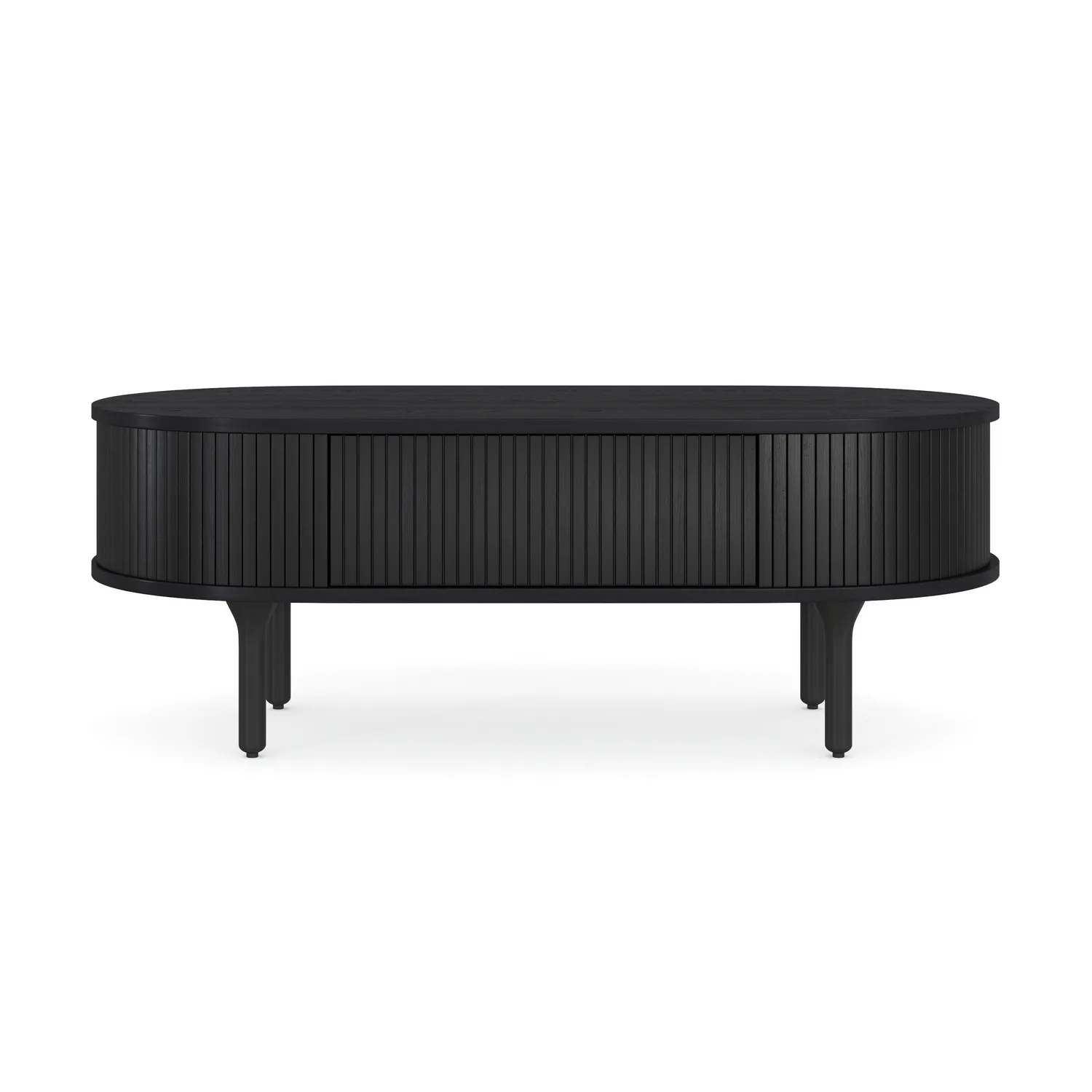 Soffbord Bark Noira Ovalt Bord med Förvaring 118cm