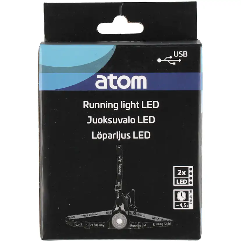 Löparlampa Atom Bröstmodell LED