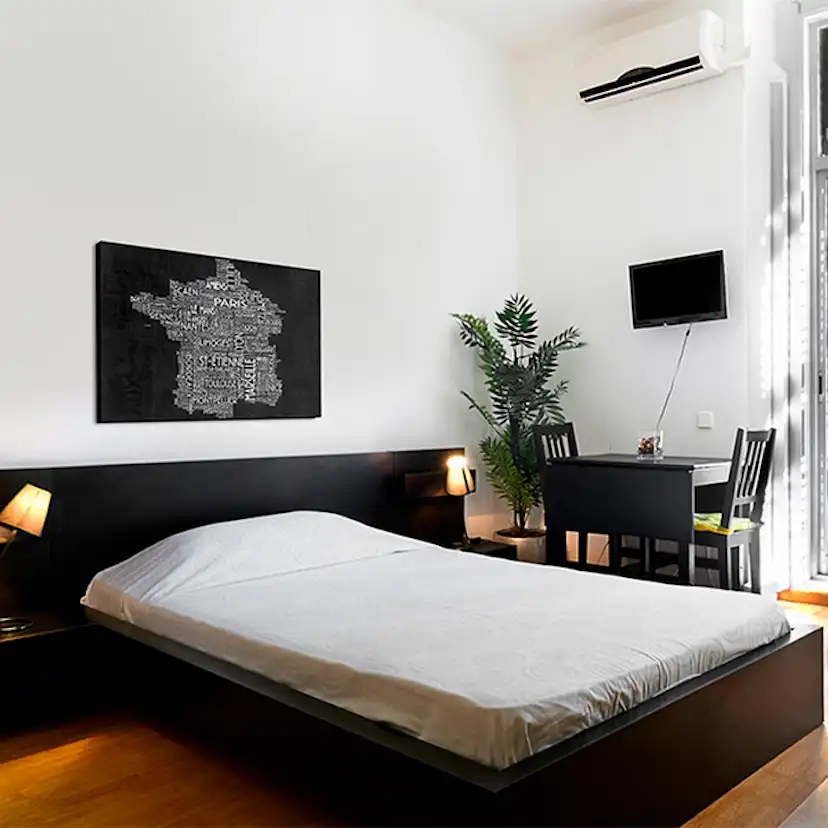 Tavla Arkiio Text Map Of France On The Blackboard