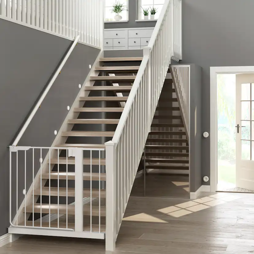 Trapprenovering Lundbergs Premium Nordic White Ek Bakkantlist