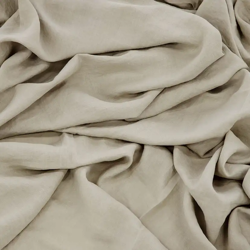 Milo Bedspread Linen Beige 260x260 cm Färg: Beige, Mått: 260x260 cm