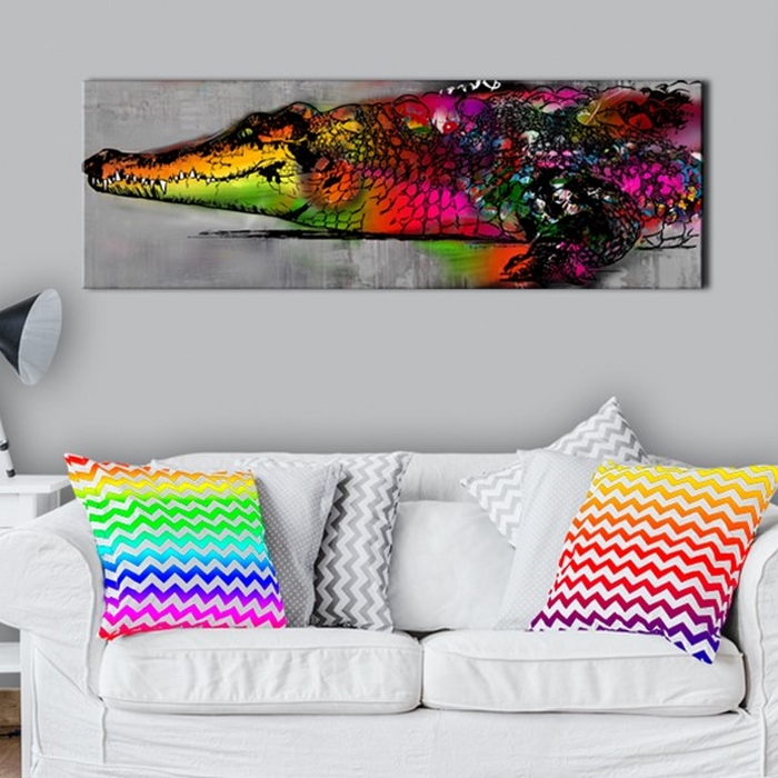 Tavla Arkiio Colourful Alligator