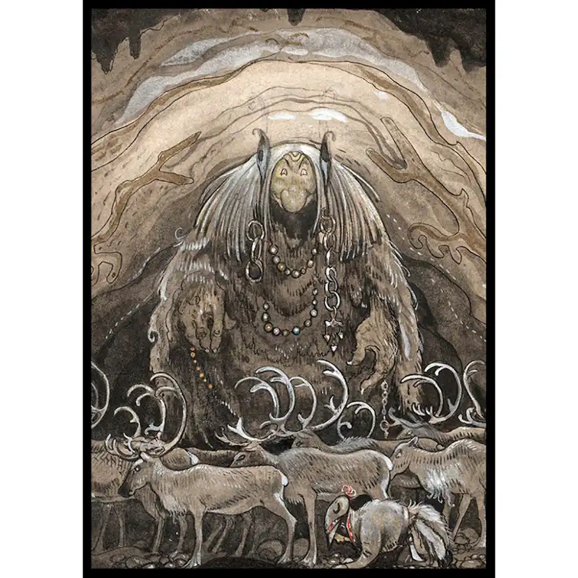 Poster Gallerix Nilas Offer Julbocken II By John Bauer