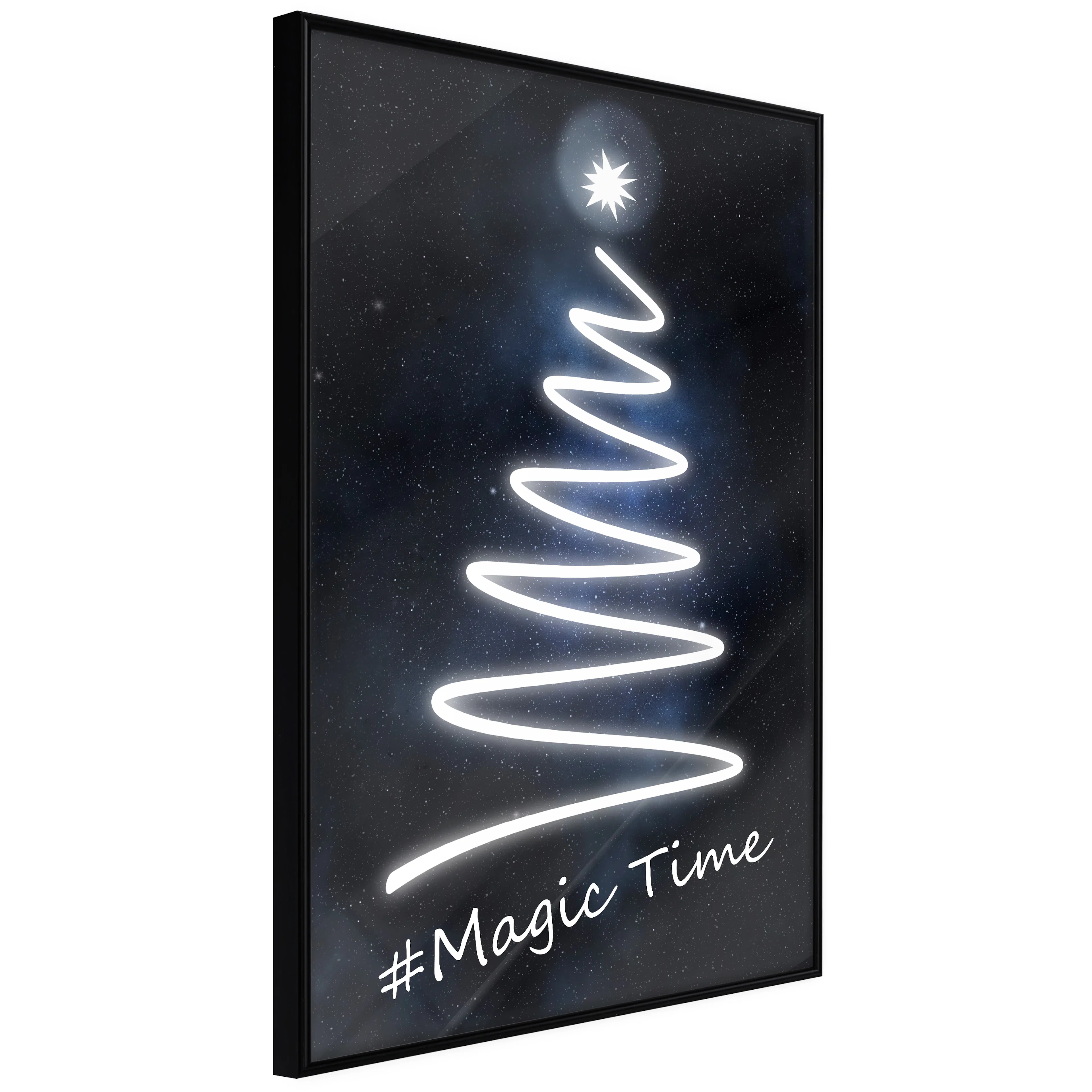 Affisch - Magic Time [Poster] 40x60 Svart ram, 40x60 cm