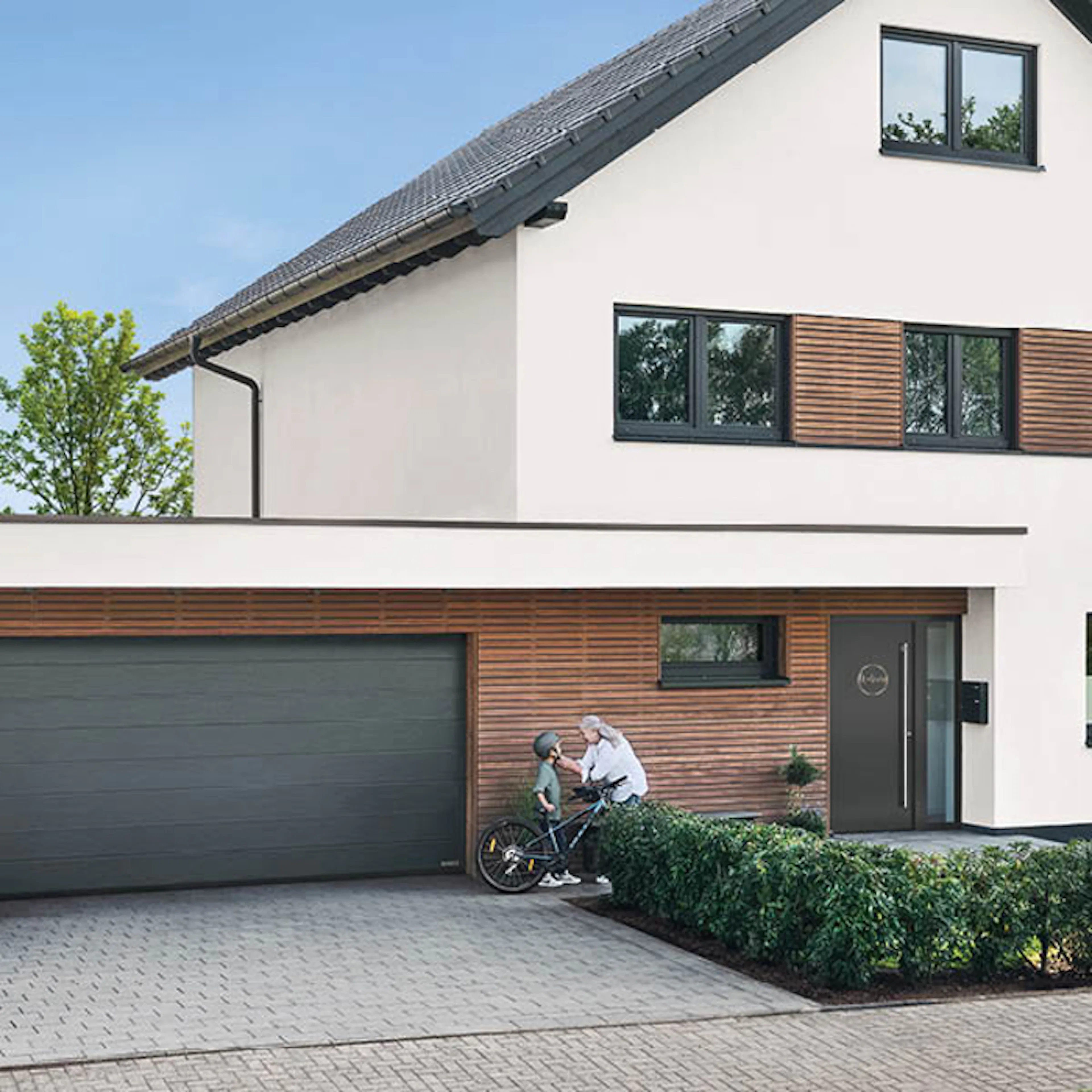 Hörmann erbjudande 2025 Årets Port Bredd: 2375mm x Höjd: 2125 mm Färg: Antracitgrå