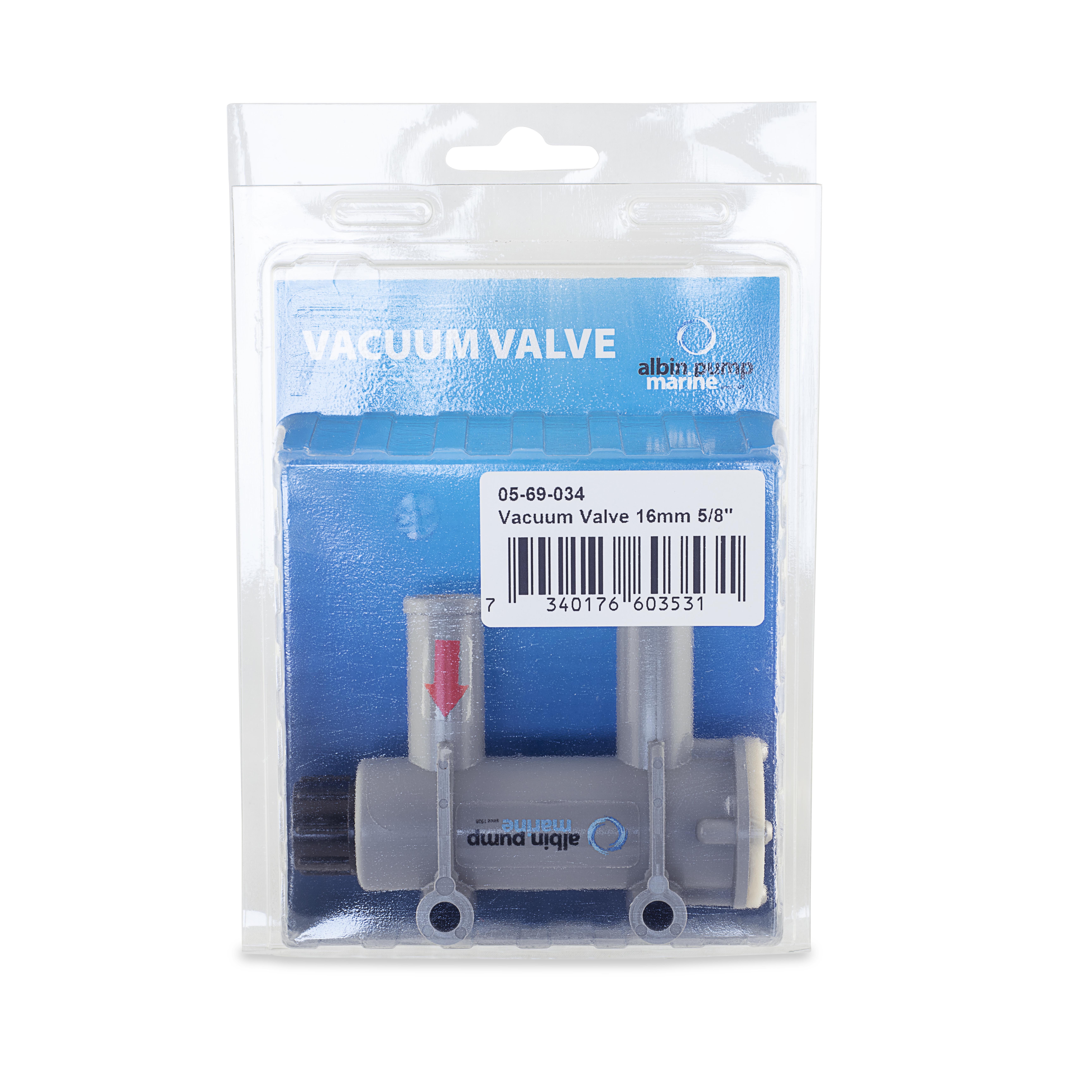 Vakumventil Albin Group Marine 16 mm 5/8"