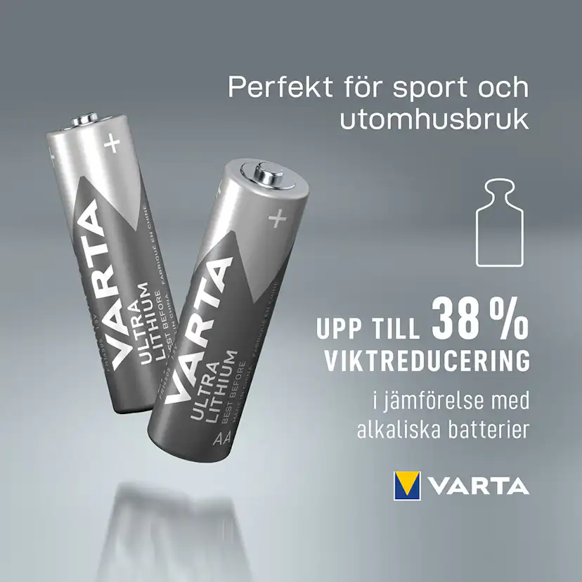 Batteri VARTA Ultra Litium LR06/AA 4-Pack