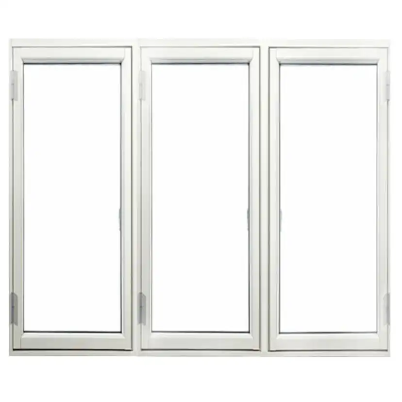 Sidohängt Fönster Outline 3-Glas Aluminium 3-Luft