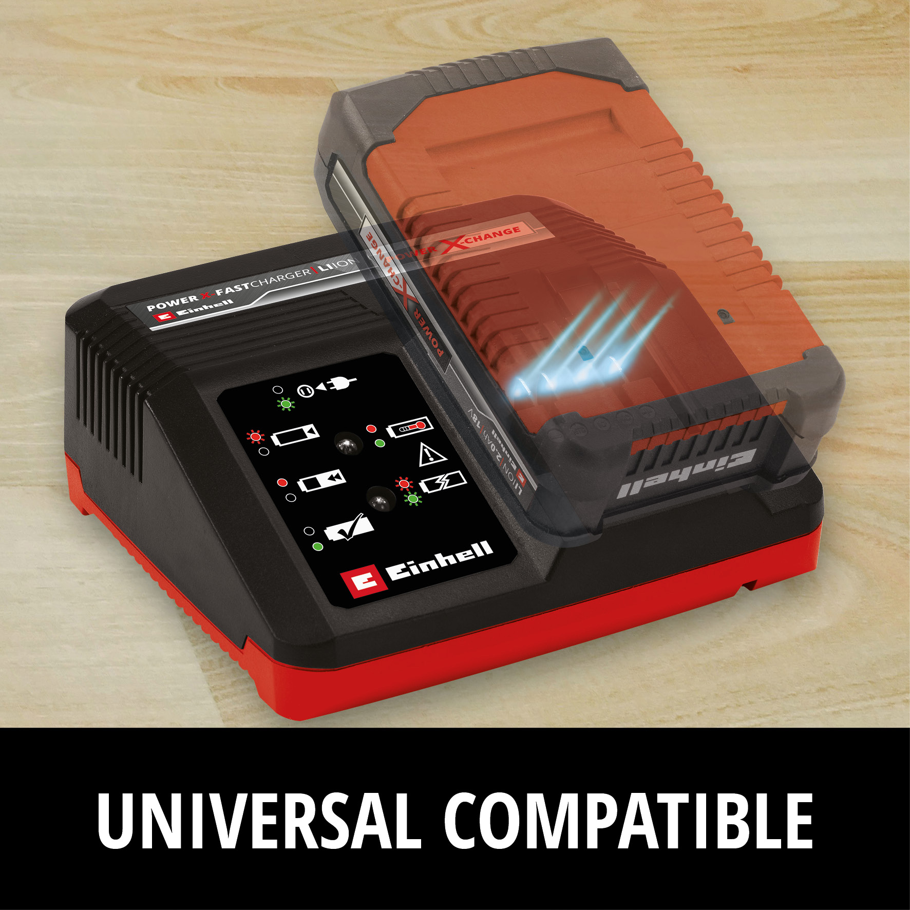 Laddare Einhell Power X-Fastcharger 4A