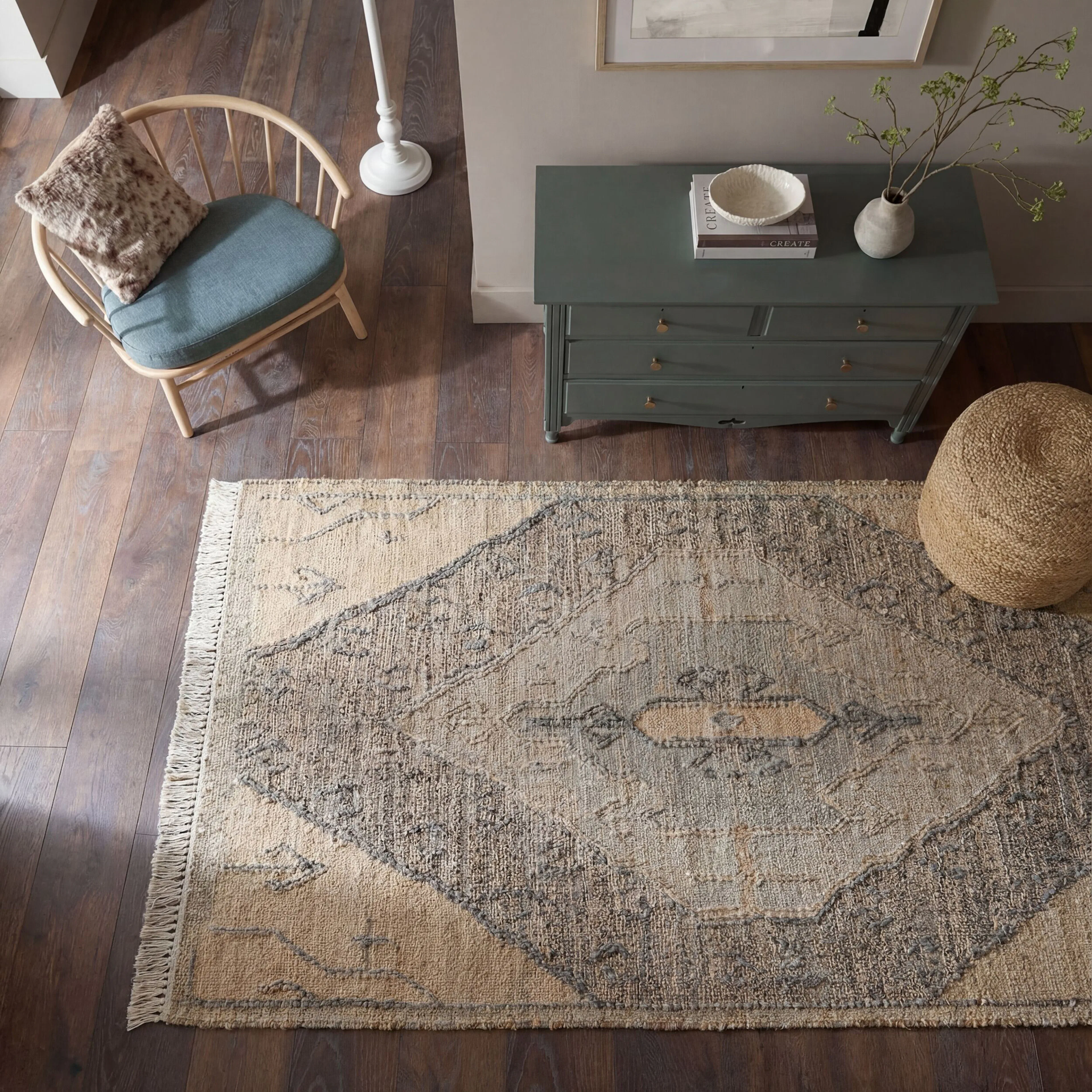 Rektangulär Matta Flair Rugs Tierra Vintage