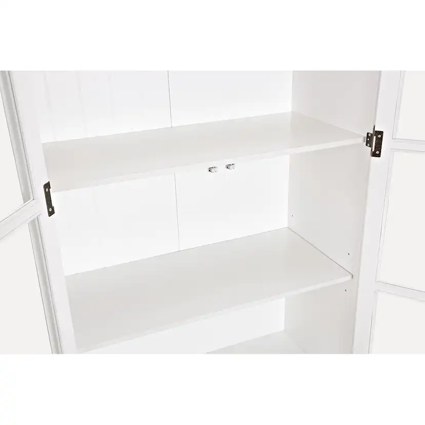 Vitrinskåp In Living Hampton 100 cm 3 Hyllor 2 Dörrar