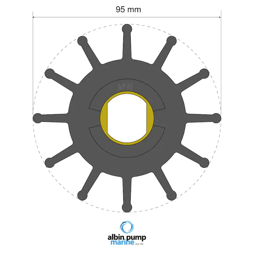 Impeller Albin Group Marine Premium 06-02-030
