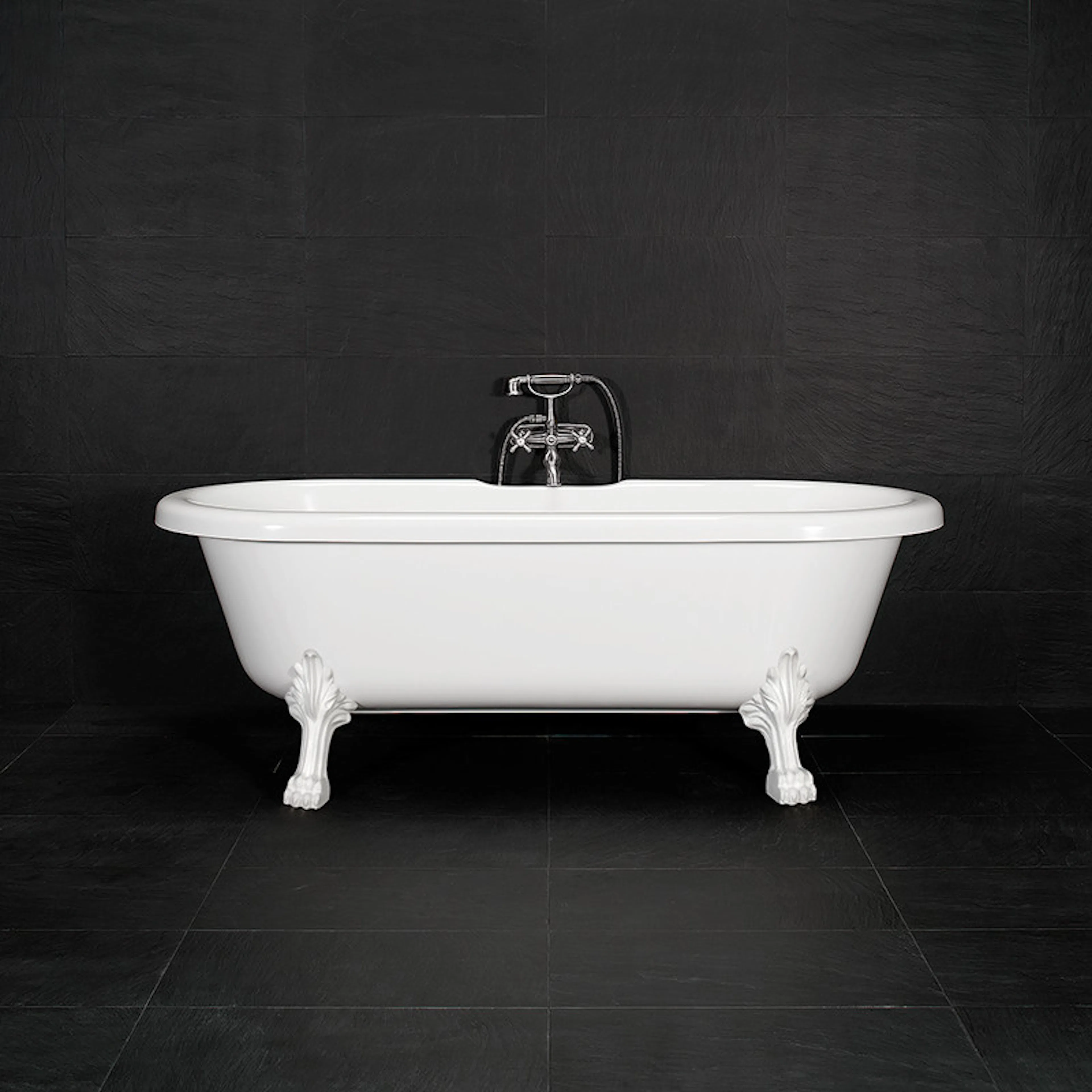 ELISABETH VITT VITA TASSAR LxBxH 1750x800x600 mm, Lejontassar i vitt