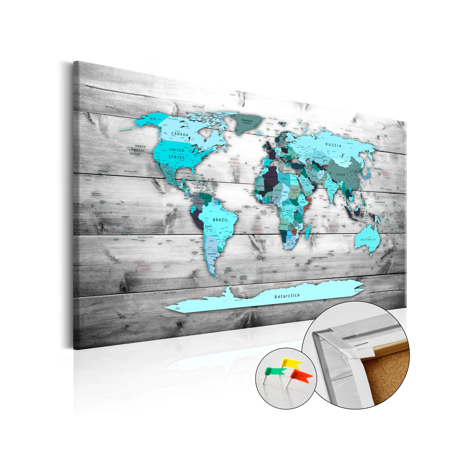 Anslagstavla Arkiio Blue Continents