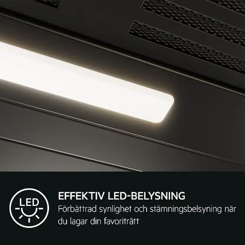 Frihängande Köksfläkt AEG DPE5650M ExtractionTech Rostfri