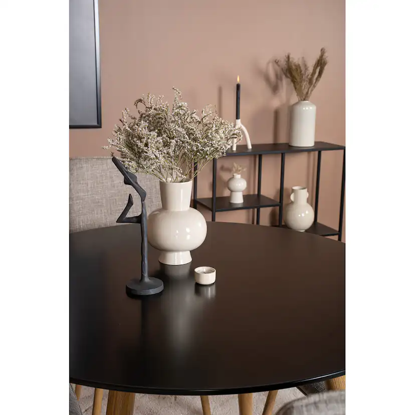 Matgrupp Venture Home Plaza Ø100 cm med 4st Windu Matstolar