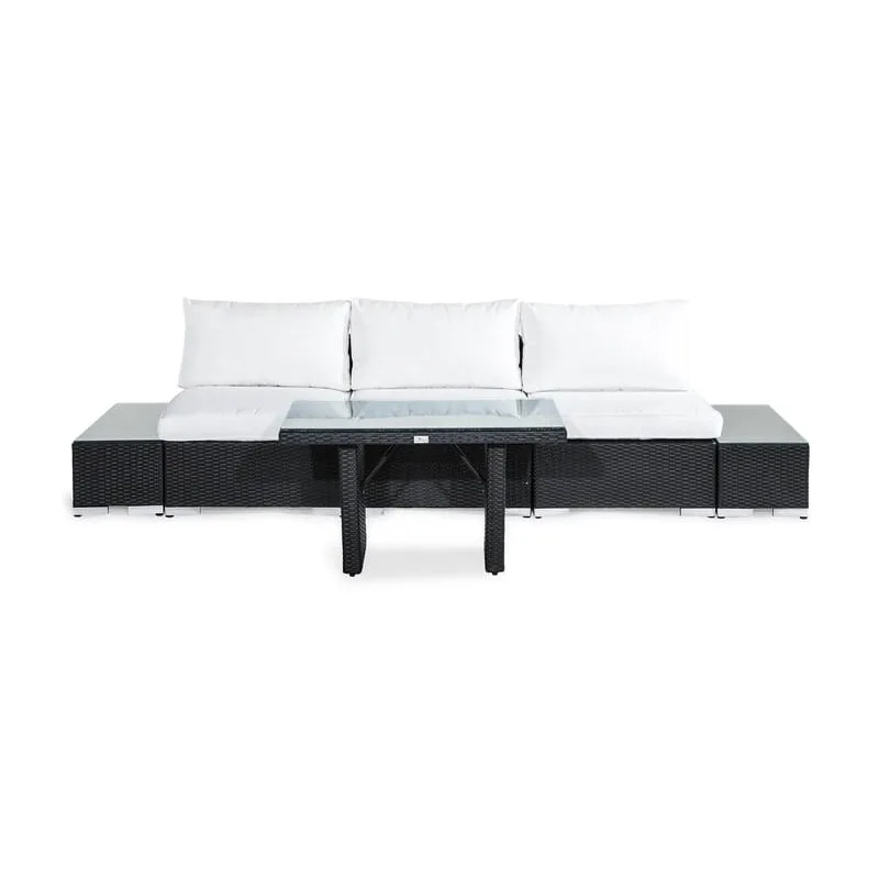 Loungegrupp Comfort Garden Bahamas 3-sits med Avslut och Bord