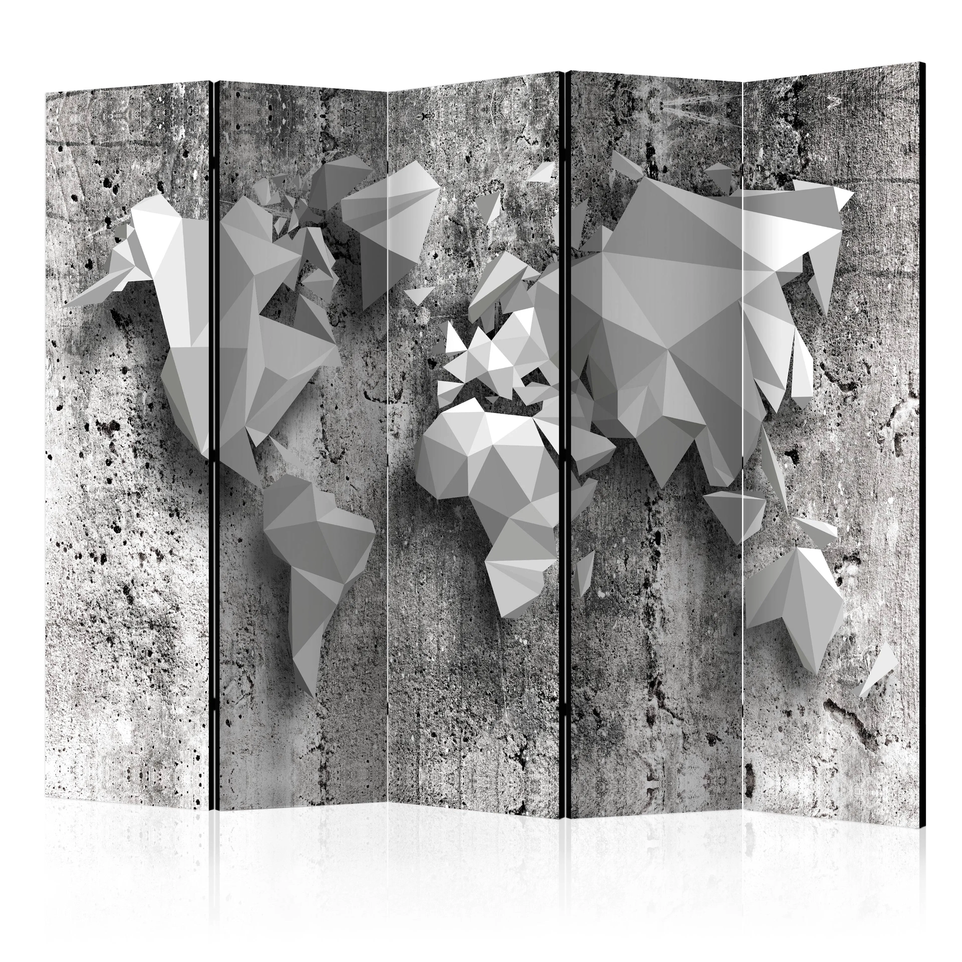 Rumsavdelare Arkiio World Map Origami II 225x172 cm